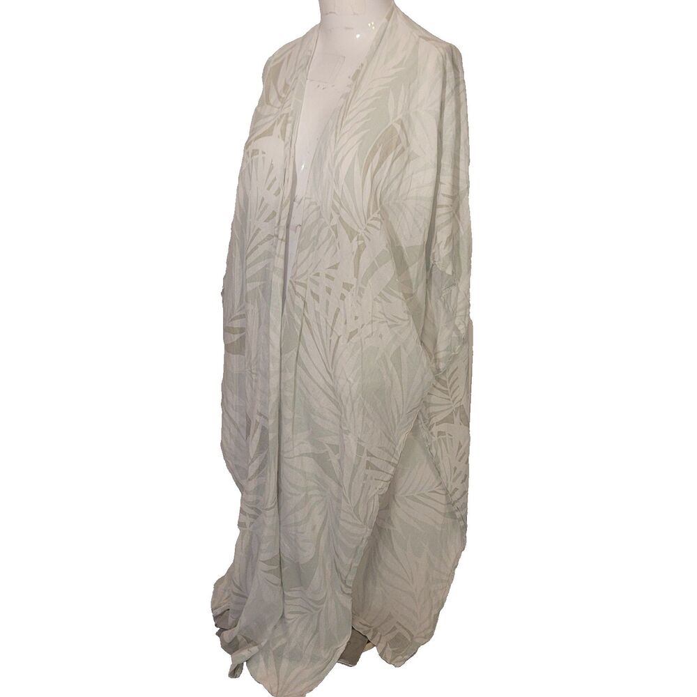 Cynthia Rowley One Size Cardigan open front lightweight sheer slit